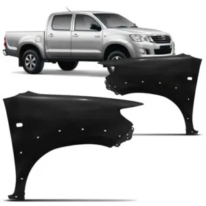 PARALAMA HILUX 12/15 COM FURO MOLDURA COM FURO PISCA IMPORTADO