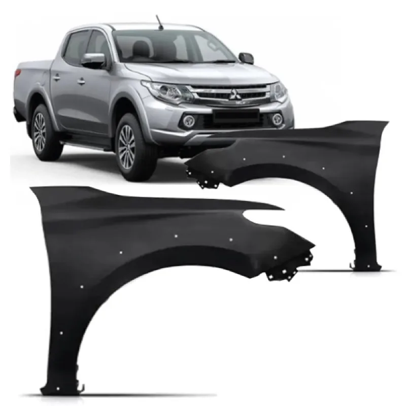 PARALAMA L200 TRITON SPORT 17/25 SEM FURO PISCA COM FURO MOLDURA IMPORTADO