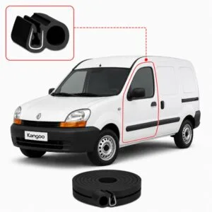 BORRACHA PORTA KANGOO 00/06 SEM ABA