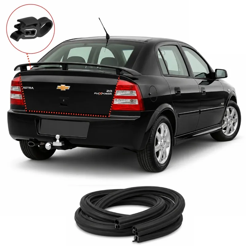 BORRACHA PORTA MALA ASTRA HATCH/ SEDAN 98/11 COM ABA