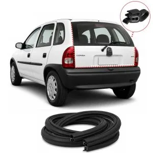 BORRACHA PORTA MALA CORSA HATCH 00/08 COM ABA