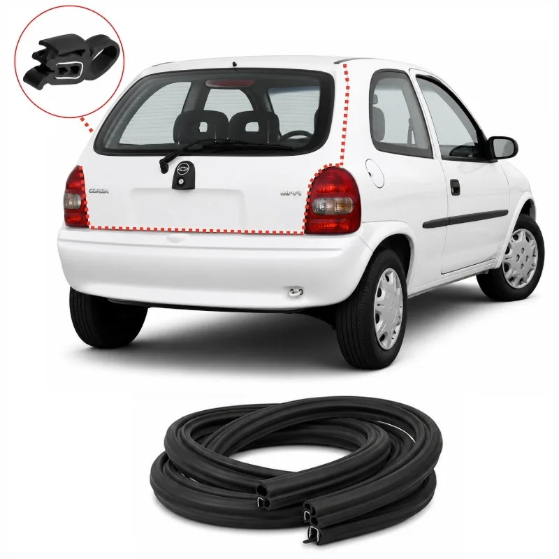 BORRACHA PORTA MALA CORSA HATCH 94/99 COM ABA