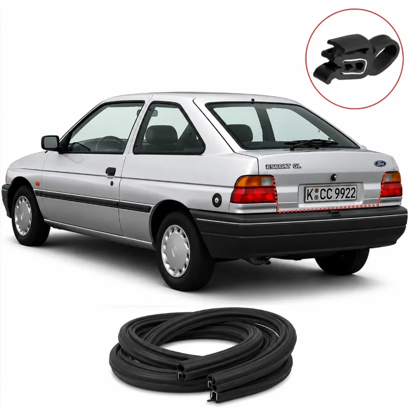 BORRACHA PORTA MALA ESCORT SAPÃO 93/96 COM ABA