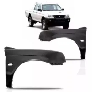PARALAMA L200 SPORT 04/12 SEM FURO MOLDURA COM FURO PISCA IMPORTADO